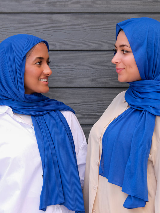 Jersey Crinkle - Sapphire