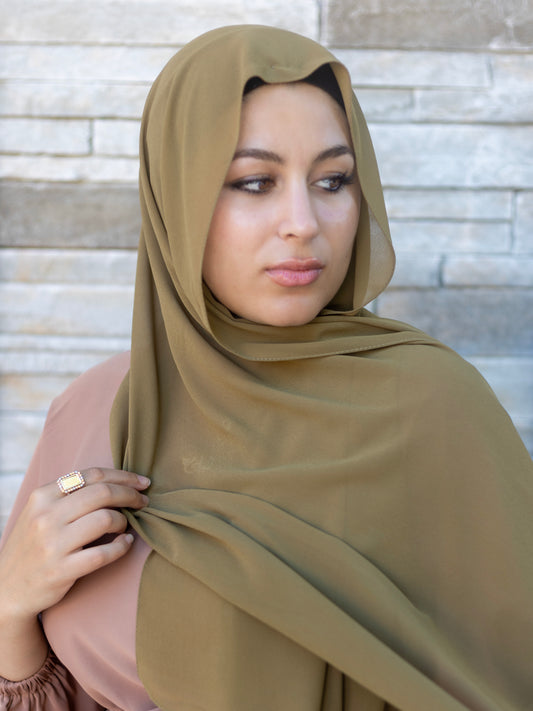 Classic Chiffon - Light Olive