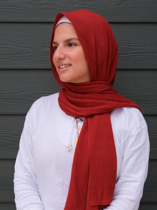 Crinkle Chiffon - Cinnamon