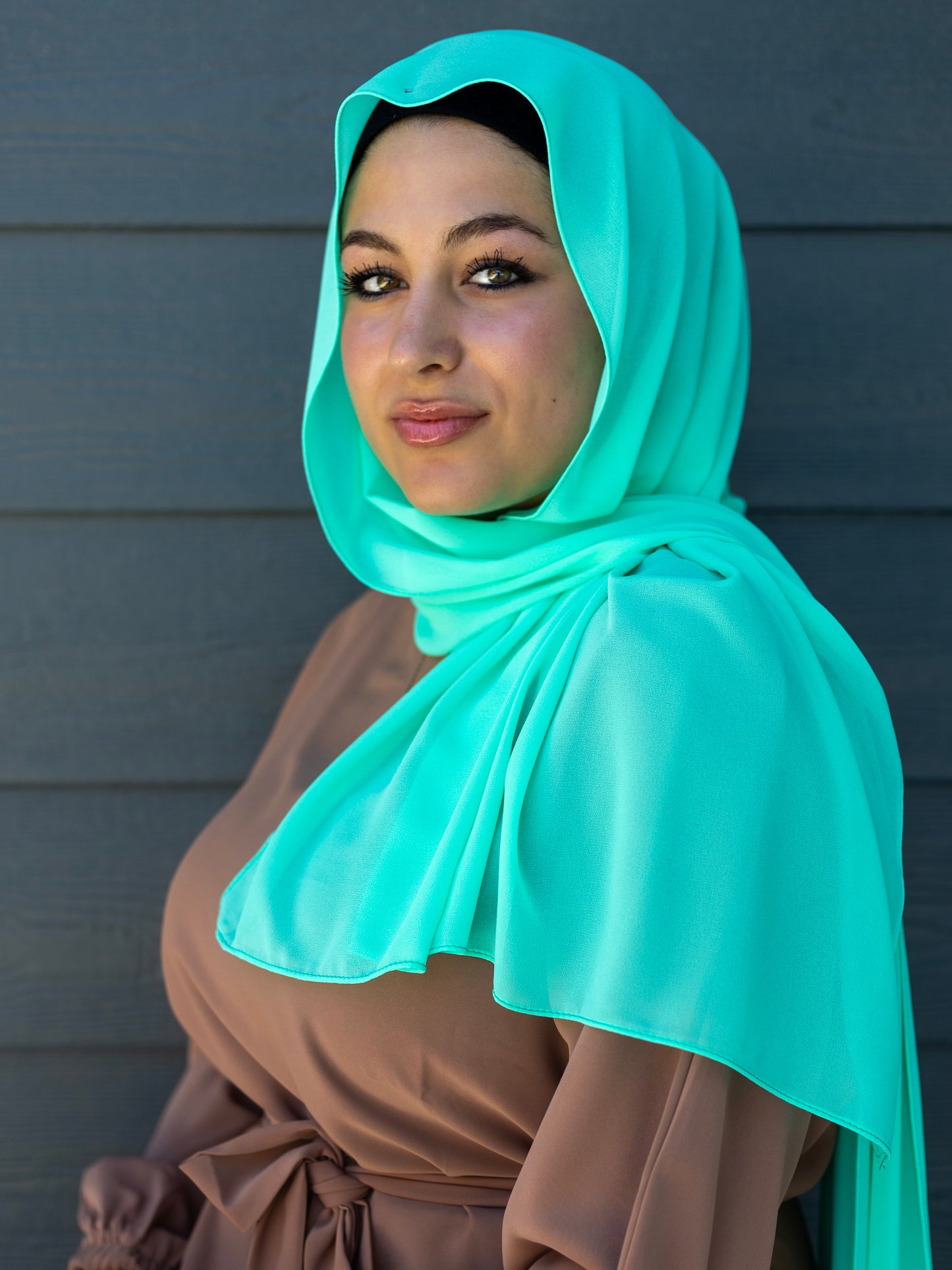 Classic Chiffon - Light Cyan