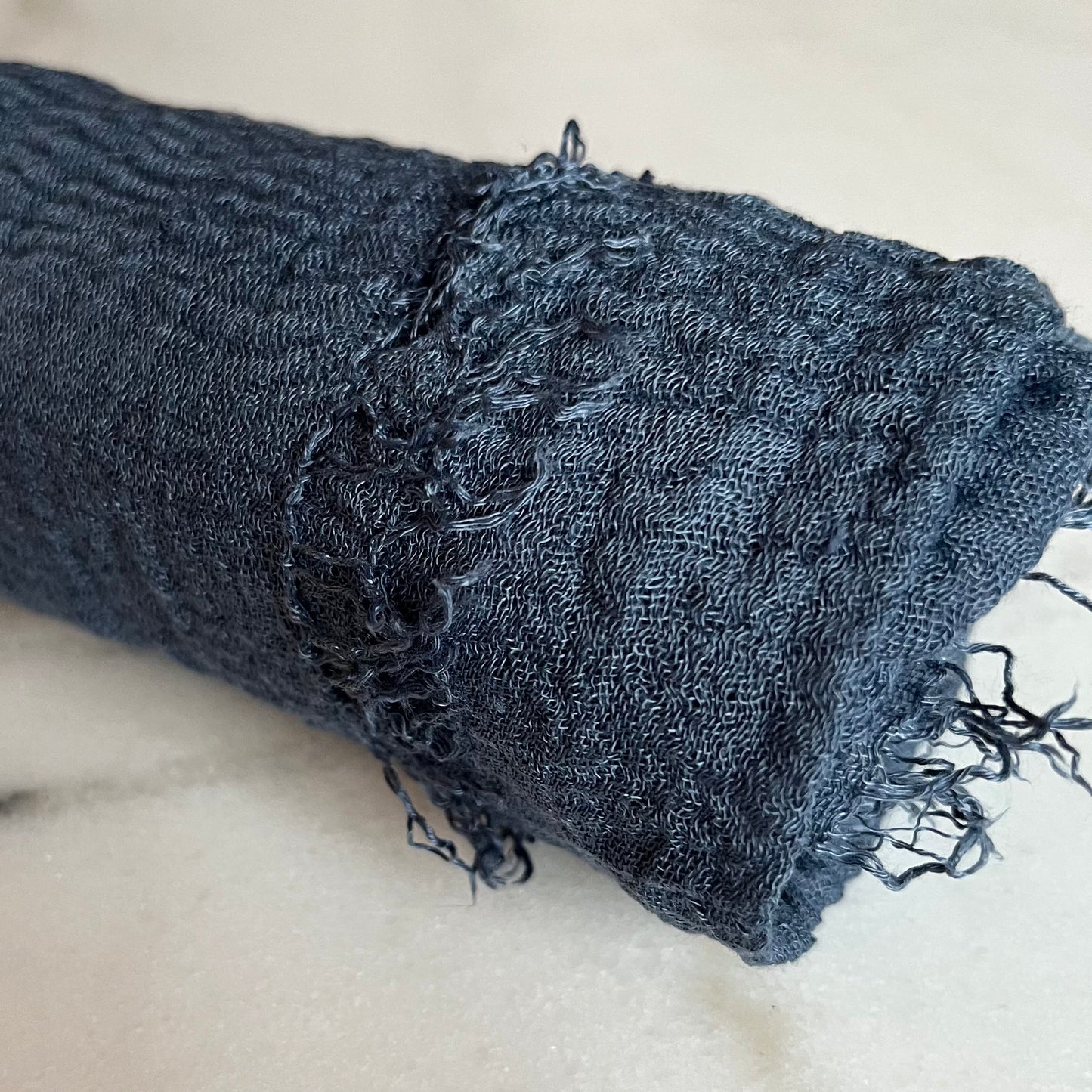 Cotton Crimp - Dark Denim