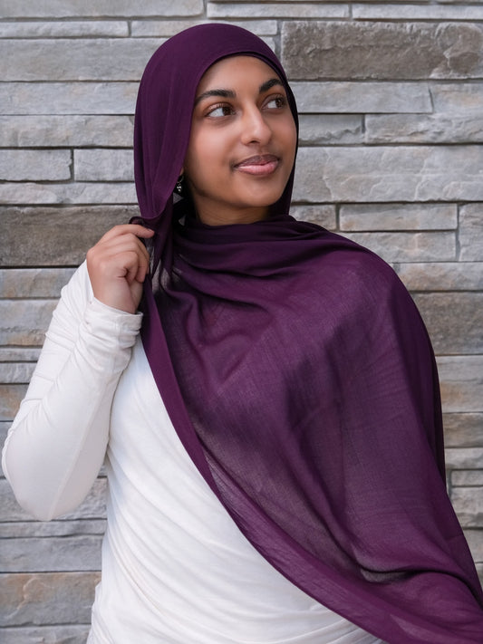 100% Bamboo Modal - Dark Plum