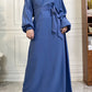 Everyday Abaya | With Belt & Pockets | Cobalt