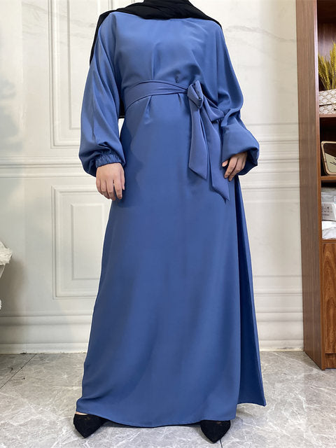 Everyday Abaya | With Belt & Pockets | Cobalt