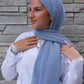 Crinkle Chiffon - Sky Blue