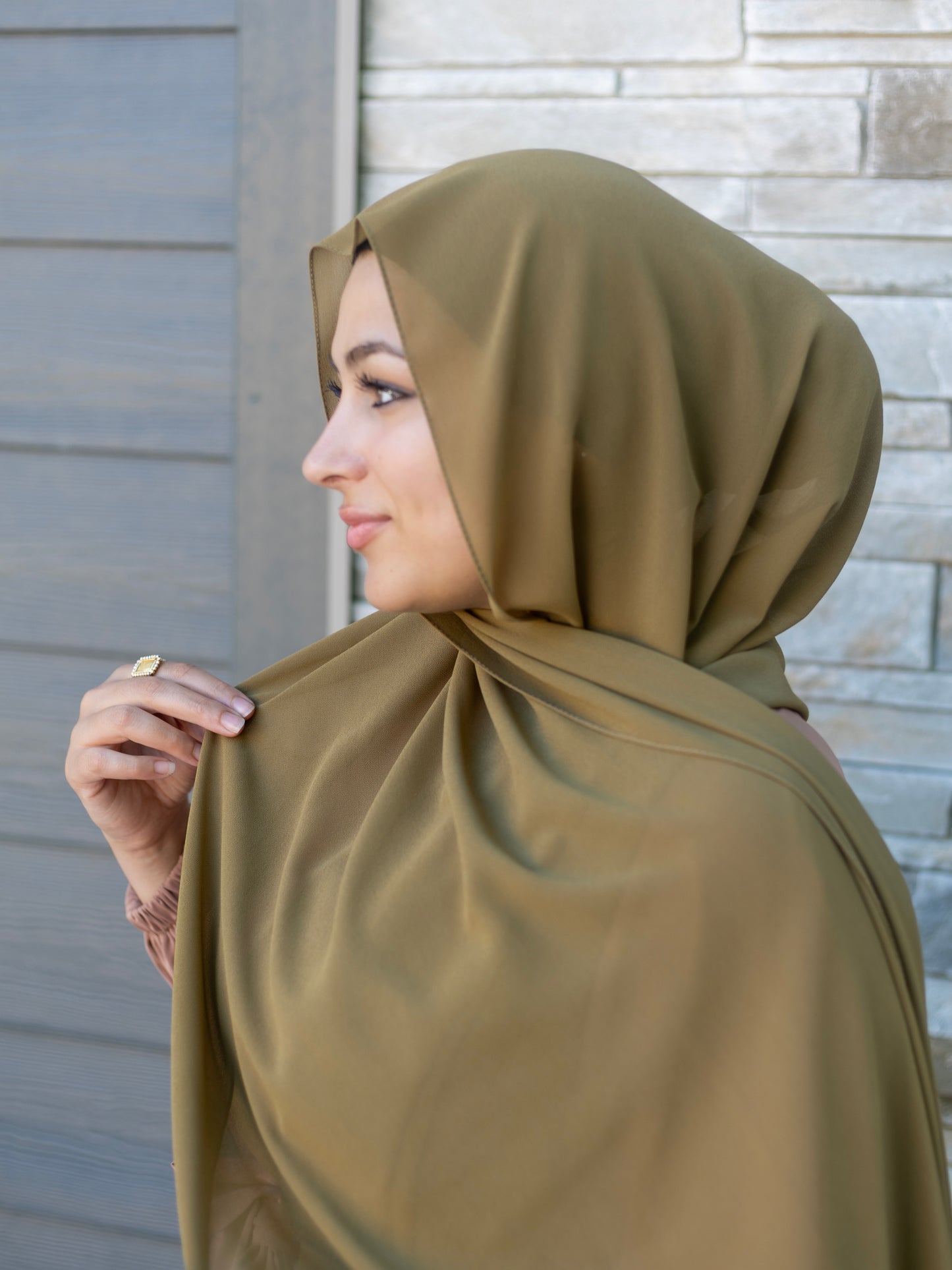 Classic Chiffon - Light Olive