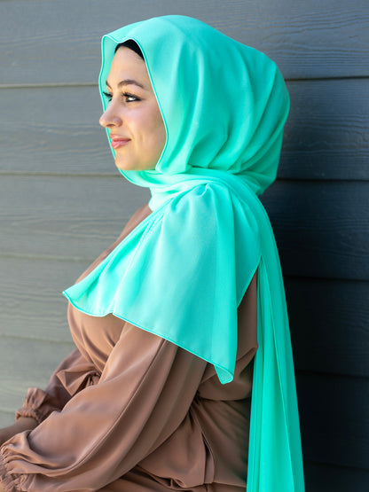 Classic Chiffon - Light Cyan
