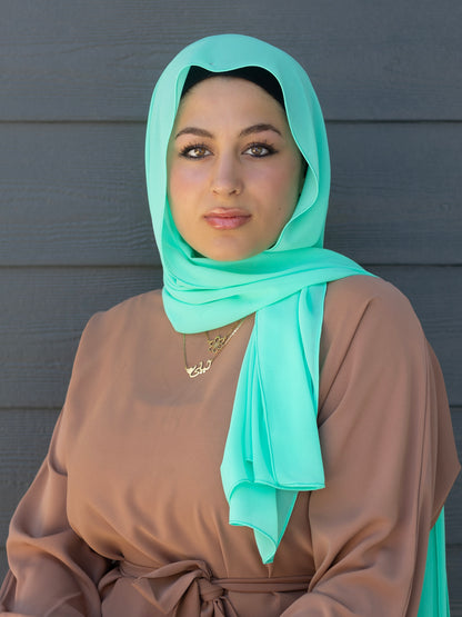 Classic Chiffon - Light Cyan