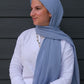 Crinkle Chiffon - Sky Blue