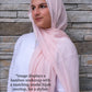 Bamboo Jersey Tie-back Undercap - Blush