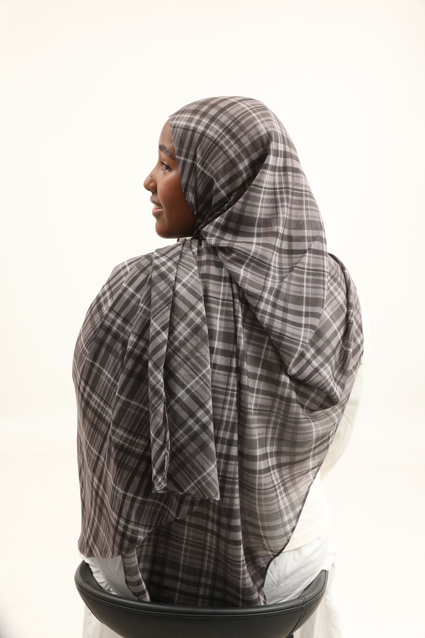 Print Modal - Charcoal Plaid