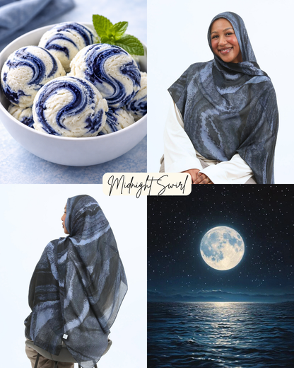 Print Modal - Midnight Swirl