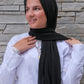 Crinkle Chiffon - Black