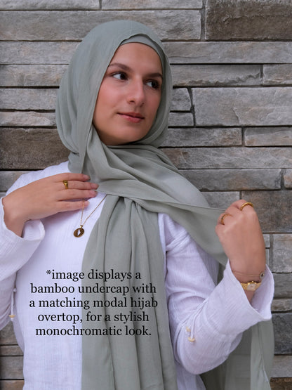 Bamboo Jersey *Tube* Undercap - Calming Sage