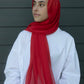 Classic Chiffon - Poppy Red