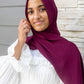 Classic Chiffon - Dark Plum