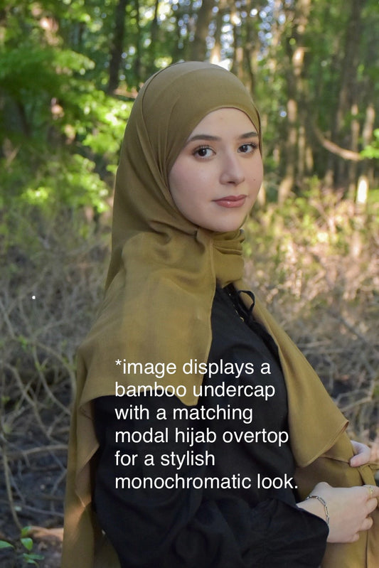 Bamboo Jersey *Tube* Undercap - Coffee Crisp