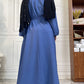 Everyday Abaya | With Belt & Pockets | Cobalt