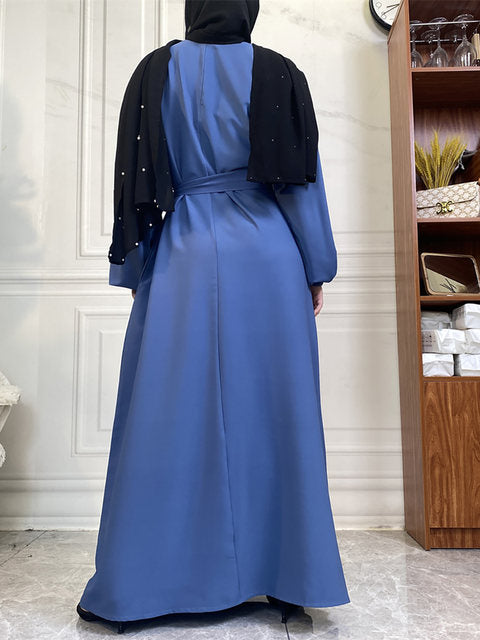 Everyday Abaya | With Belt & Pockets | Cobalt