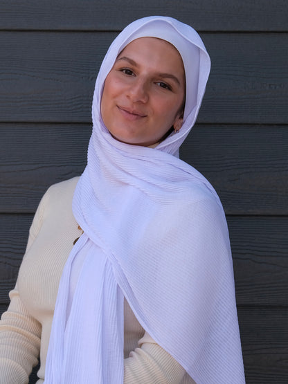 Athletic Crinkle Jersey - Bright White