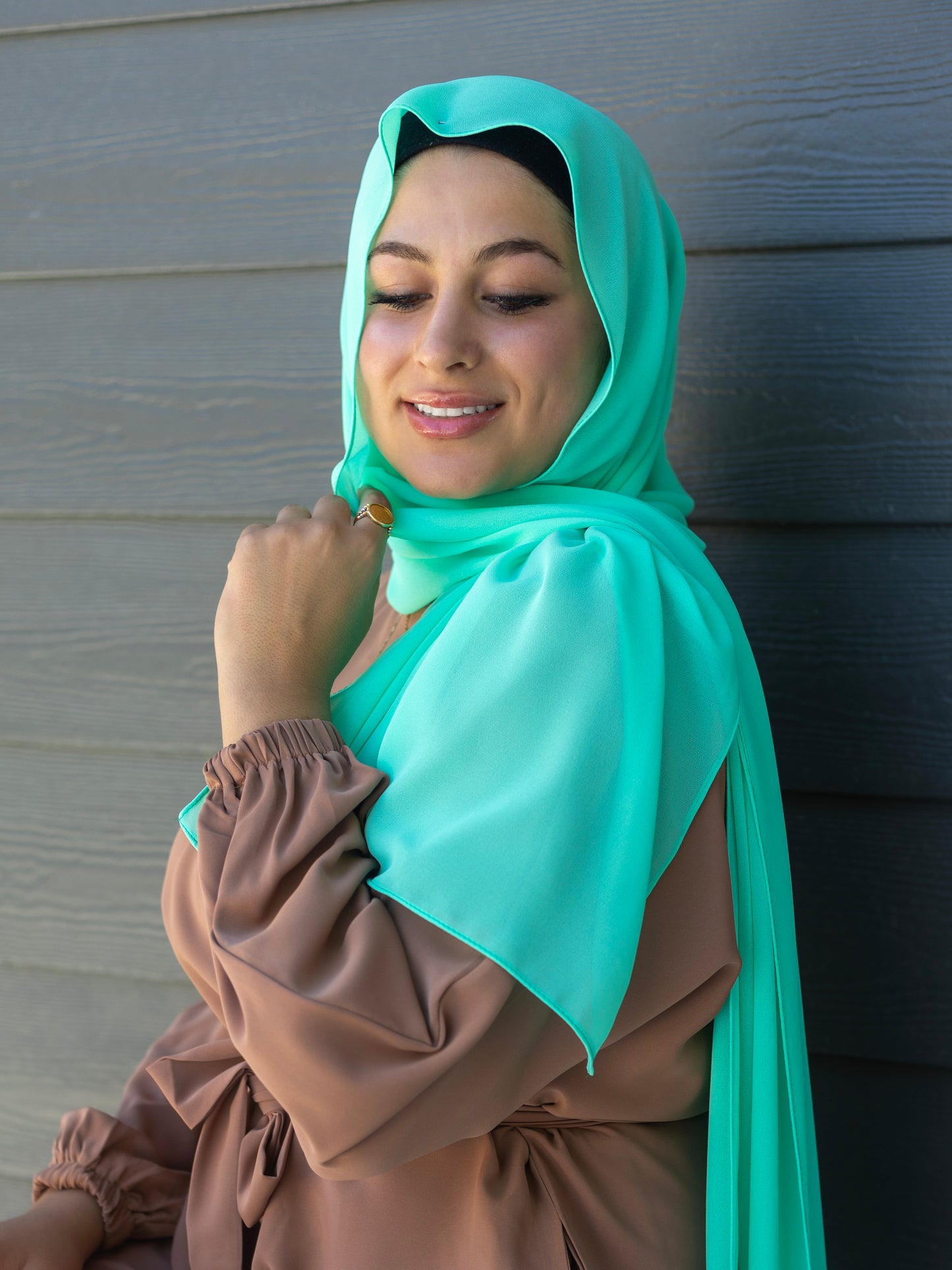 Classic Chiffon - Light Cyan