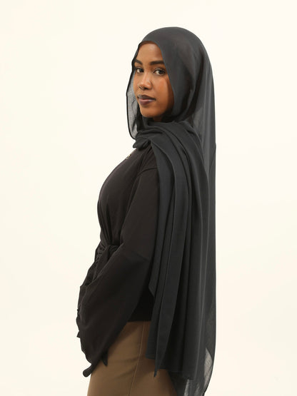 100% Bamboo Modal - Blue Black