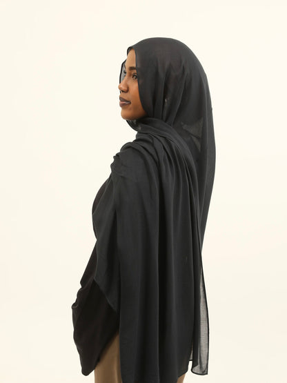 100% Bamboo Modal - Blue Black