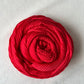 Jersey Crinkle - Poppy Red