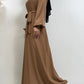 Everyday Abaya | With Belt & Pockets | Coffee