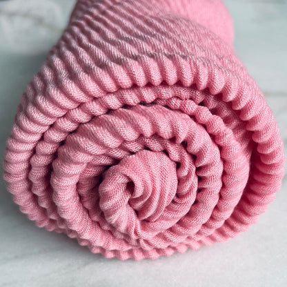 Cotton Crinkle - Rose