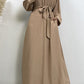 Everyday Abaya | With Belt & Pockets | Latte