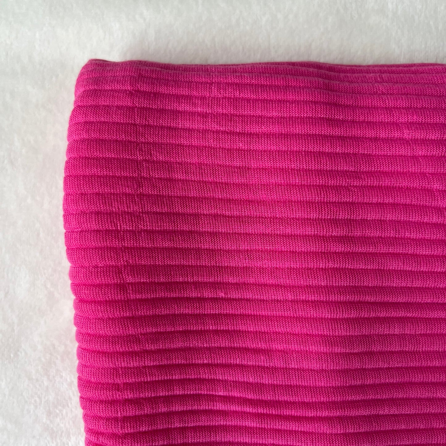 Jersey Crinkle - Hot Pink