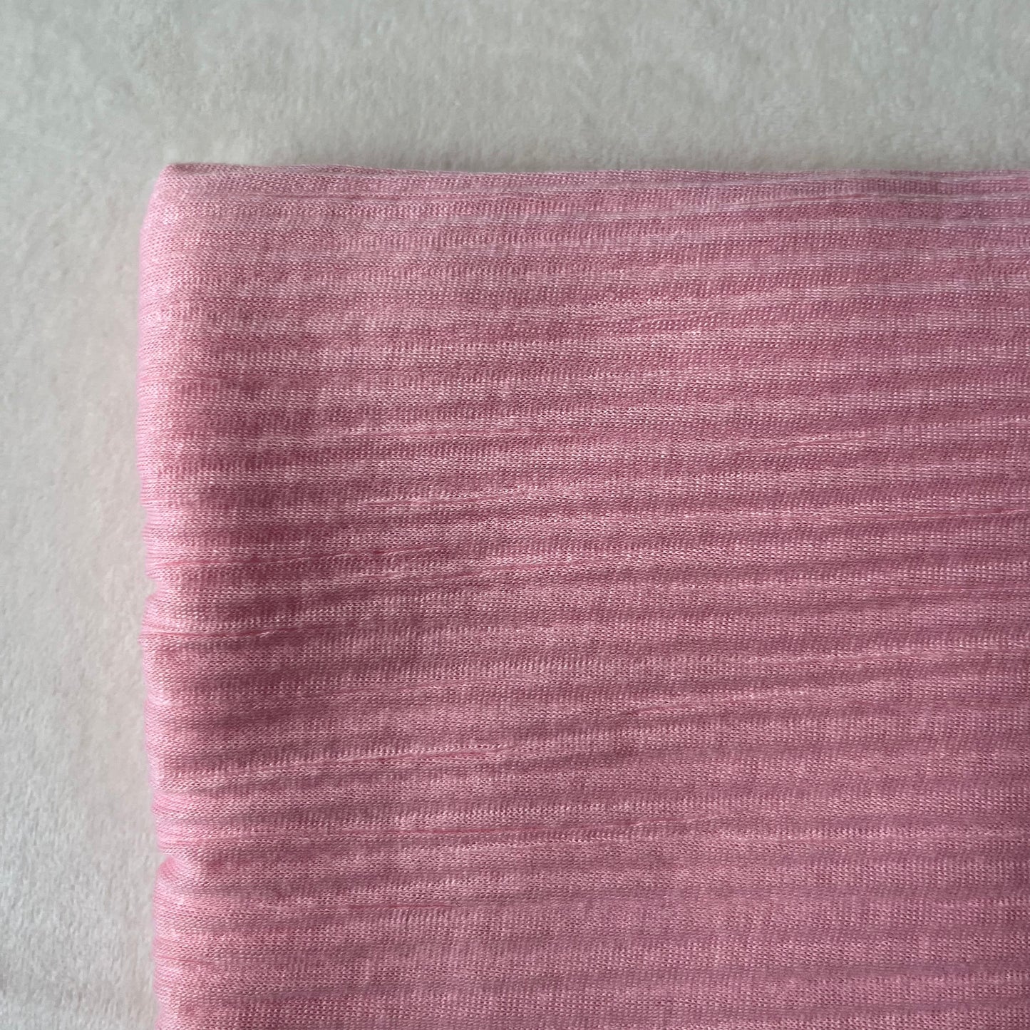 Jersey Crinkle - Baby Pink