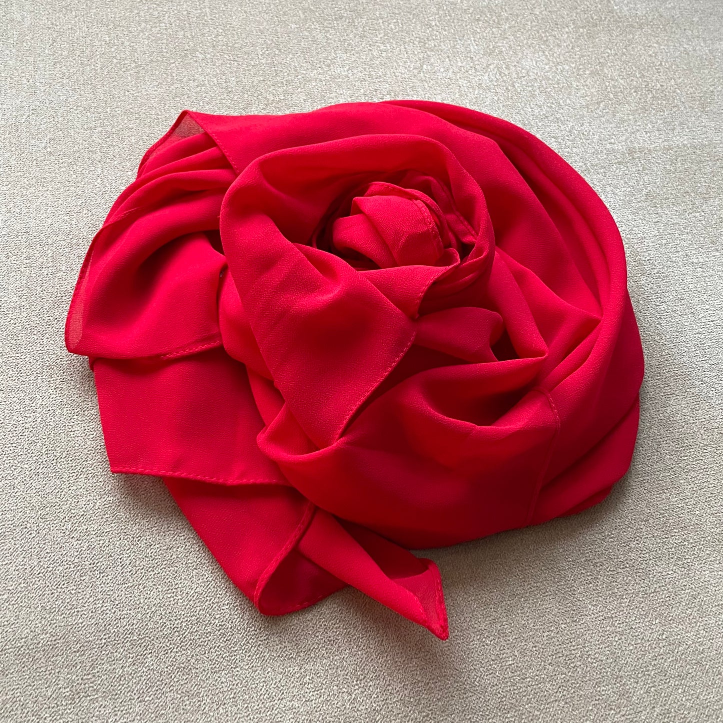 Classic Chiffon - Poppy Red