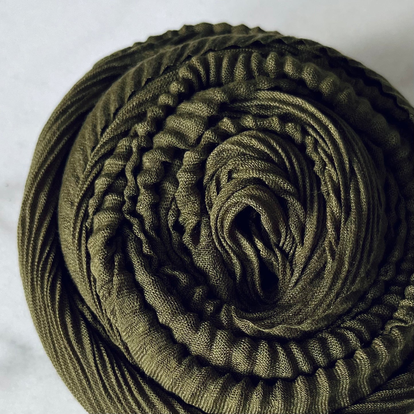 Cotton Crinkle - Olive