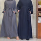 Everyday Abaya | With Belt & Pockets | Charcoal