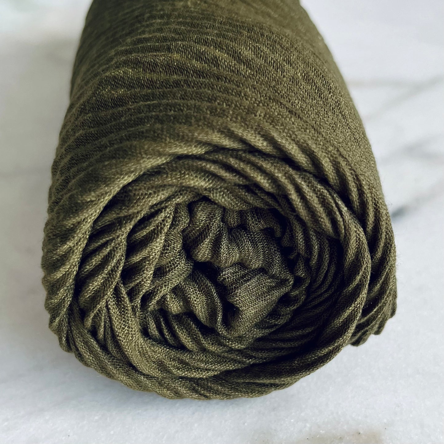 Cotton Crinkle - Olive