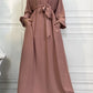 Everyday Abaya | With Belt & Pockets | Dusty Blush