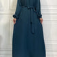 Everyday Abaya | With Belt & Pockets | Dark Sage