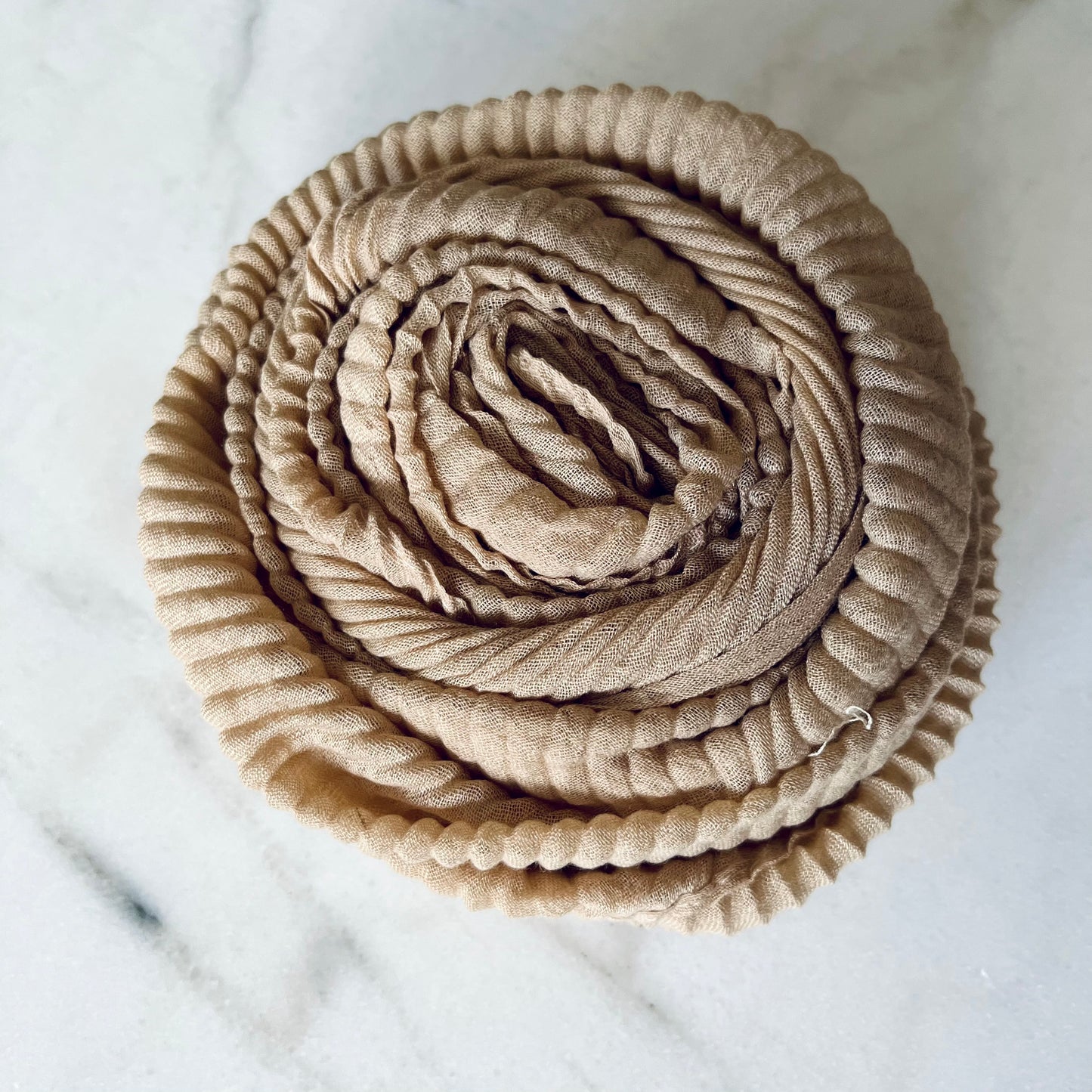 Cotton Crinkle - Latte