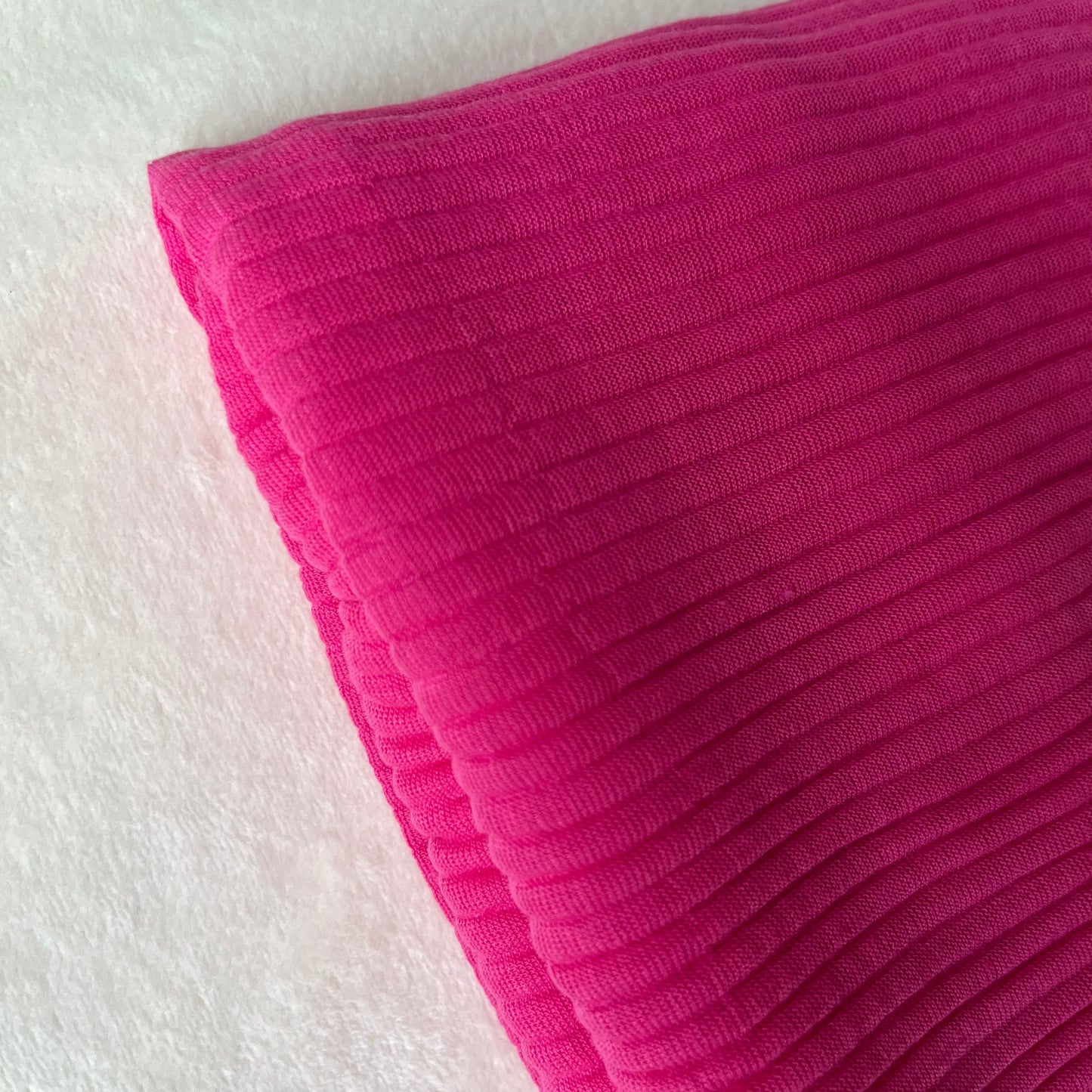 Jersey Crinkle - Hot Pink