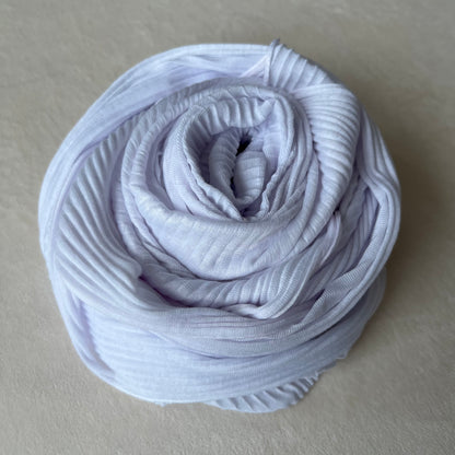 Jersey Crinkle - Bright White