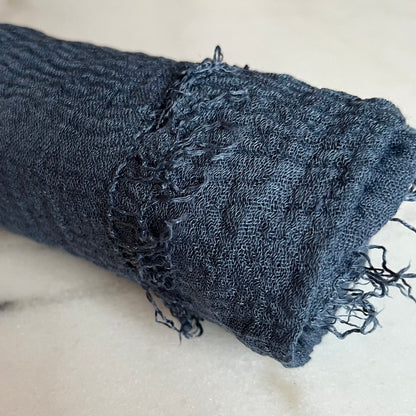 Cotton Crimp - Dark Denim