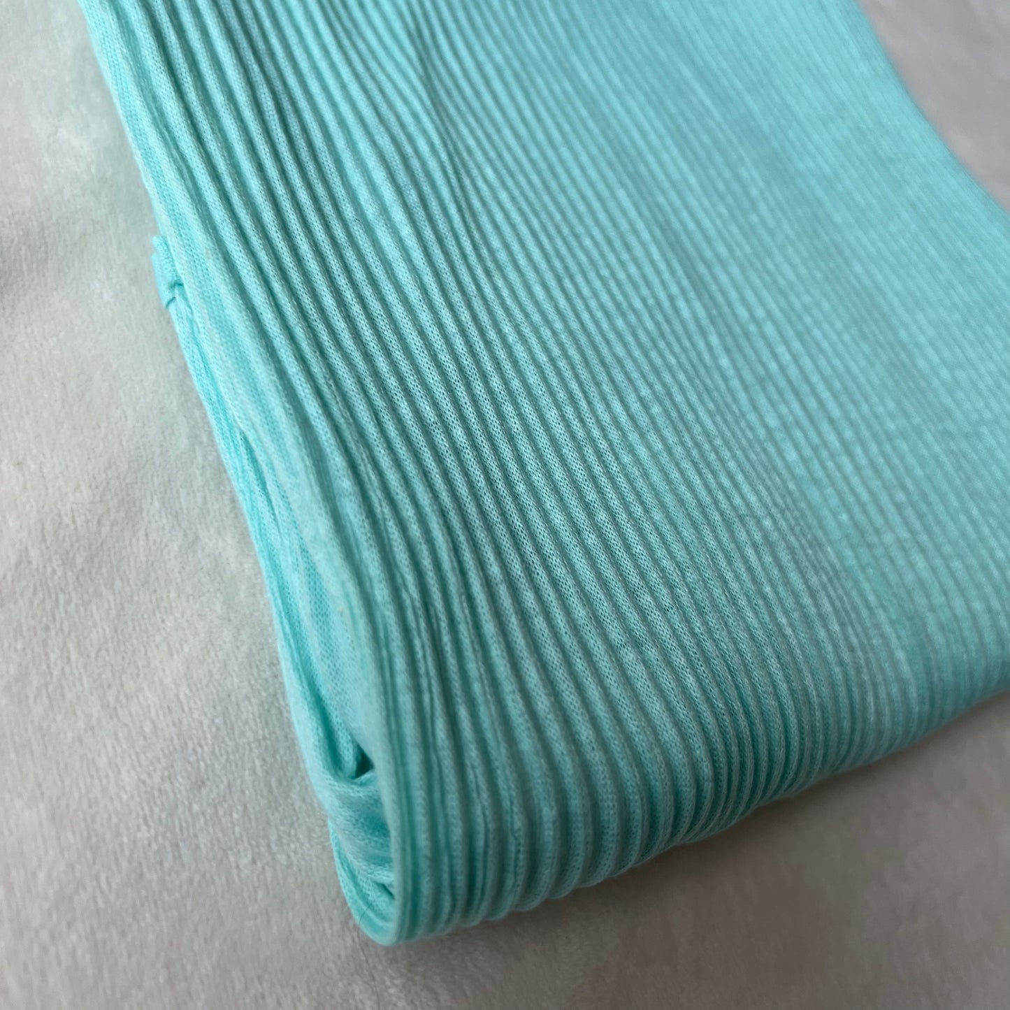 Jersey Crinkle - Aqua