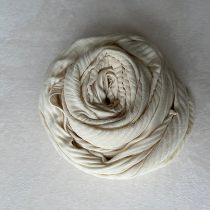 Jersey Crinkle - Cream