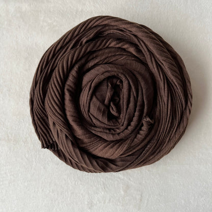 Jersey Crinkle - Chocolate