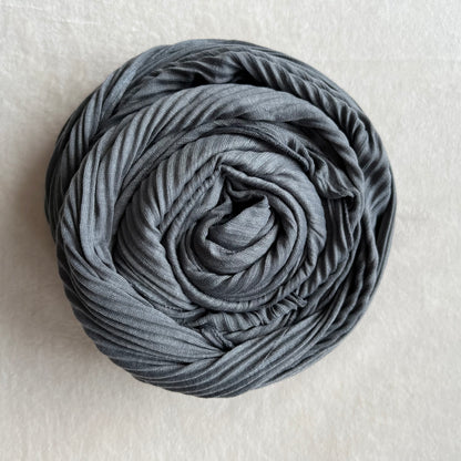 Jersey Crinkle - Charcoal