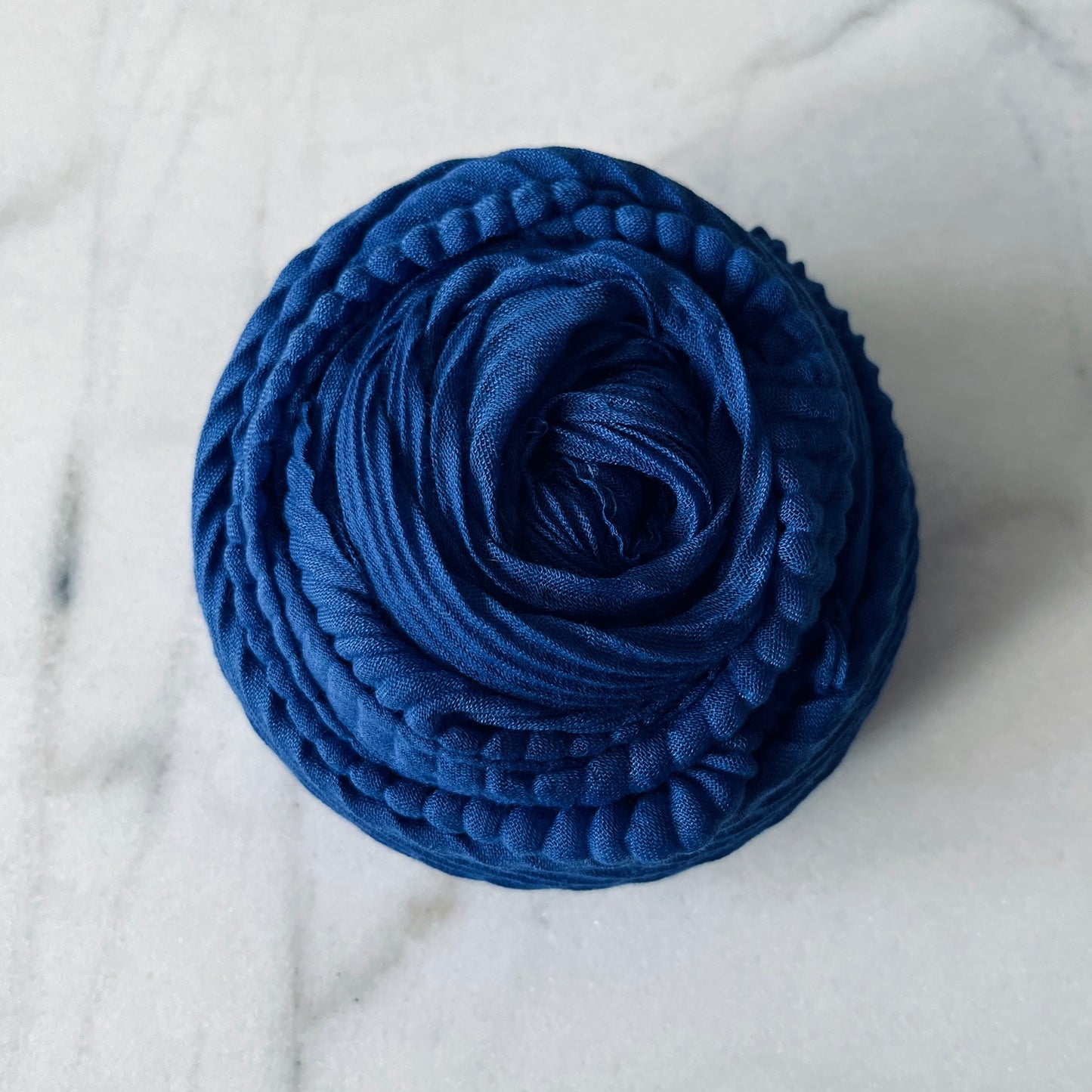 Cotton Crinkle - Cobalt