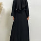 Everyday Abaya | With Belt & Pockets | Black