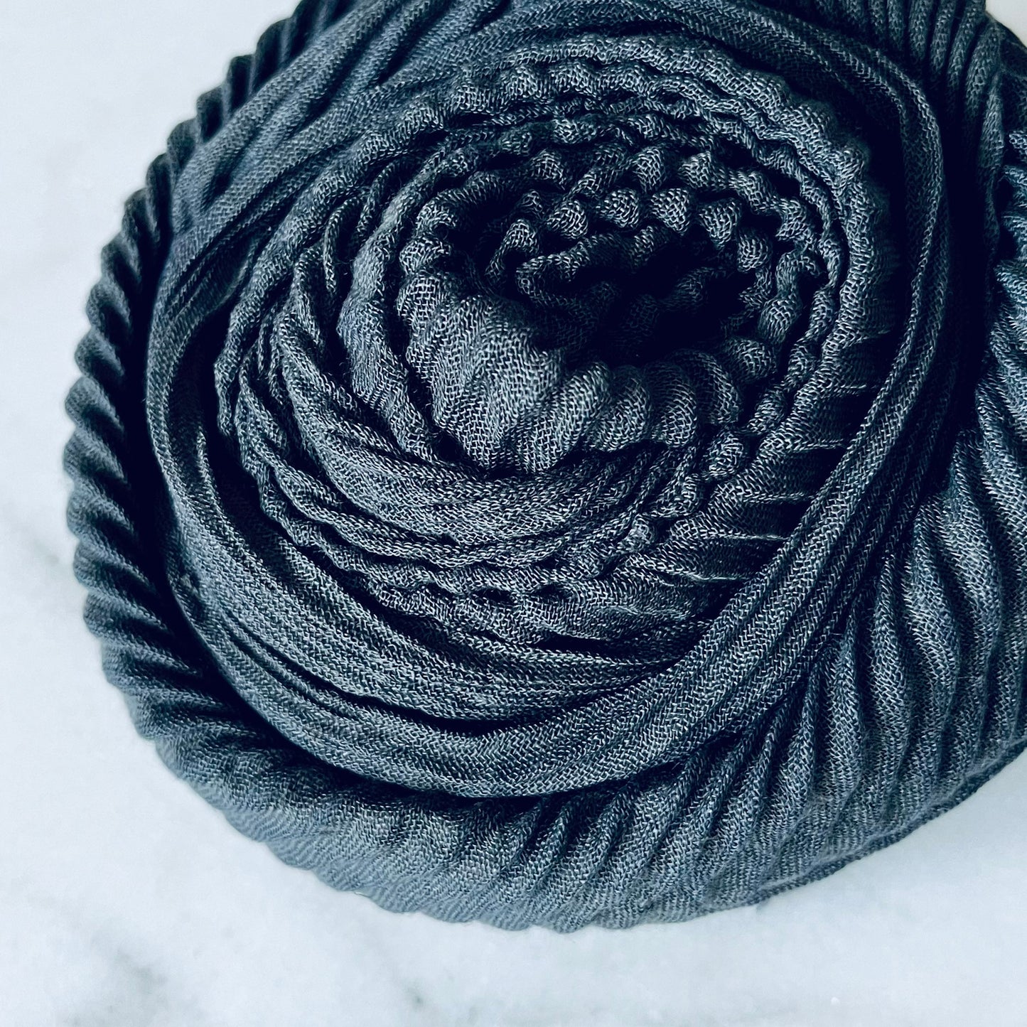 Cotton Crinkle - Charcoal